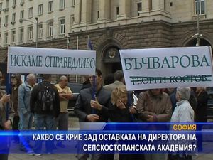 Какво се крие зад оставката на директора на селскостопанската академия?