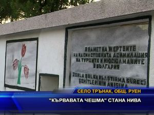 "Кървавата чешма" стана нива