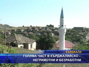 Голяма част от хората в кърджалийско - неграмотни и безработни