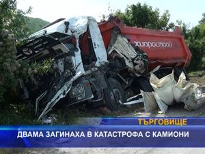 Двама загинаха в катастрофа с камиони