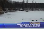 Замръзнали водоеми в област Търговище