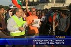 Хиляди протестираха в защита на горите