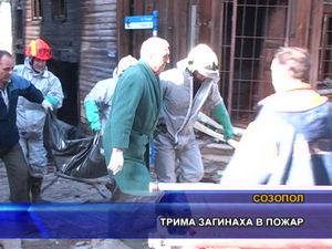  Трима загинаха в пожар