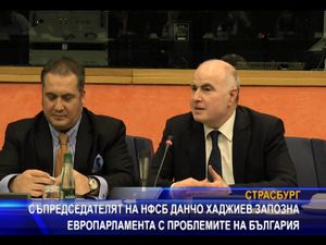 Данчо Хаджиев запозна Европарламента с проблемите на България