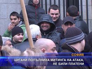 Цигани попълниха митинга на АТАКА, не били платени