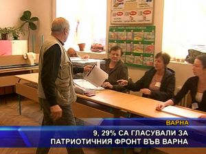 9, 29% са гласували за Патриотичния фронт във Варна