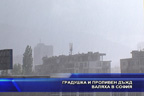 Градушка и проливен дъжд валяха в София