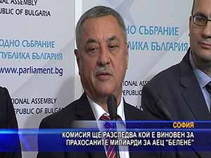 Комисия ще разследва кой е виновен за прахосаните милиарди за АЕЦ “Белене“