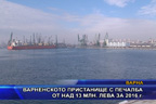 Варненското пристанище с печалба от над 13 млн. лева за 2016 г.