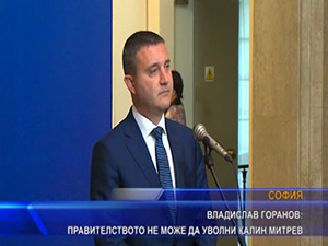 Владислав Горанов: Правителството не може да уволни Калин Митрев