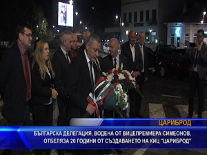 Българска делегация, водена от вицепремиера Симеонов, отбеляза 20 години от създаването на КИЦ Цариброд